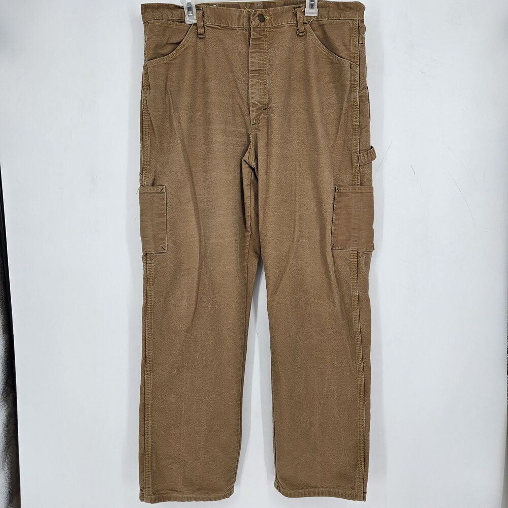 Bulwark Pants‎ Mens 38 X 32 Flame Resistant Dungarees Hammer Loop Carpenter CAT2